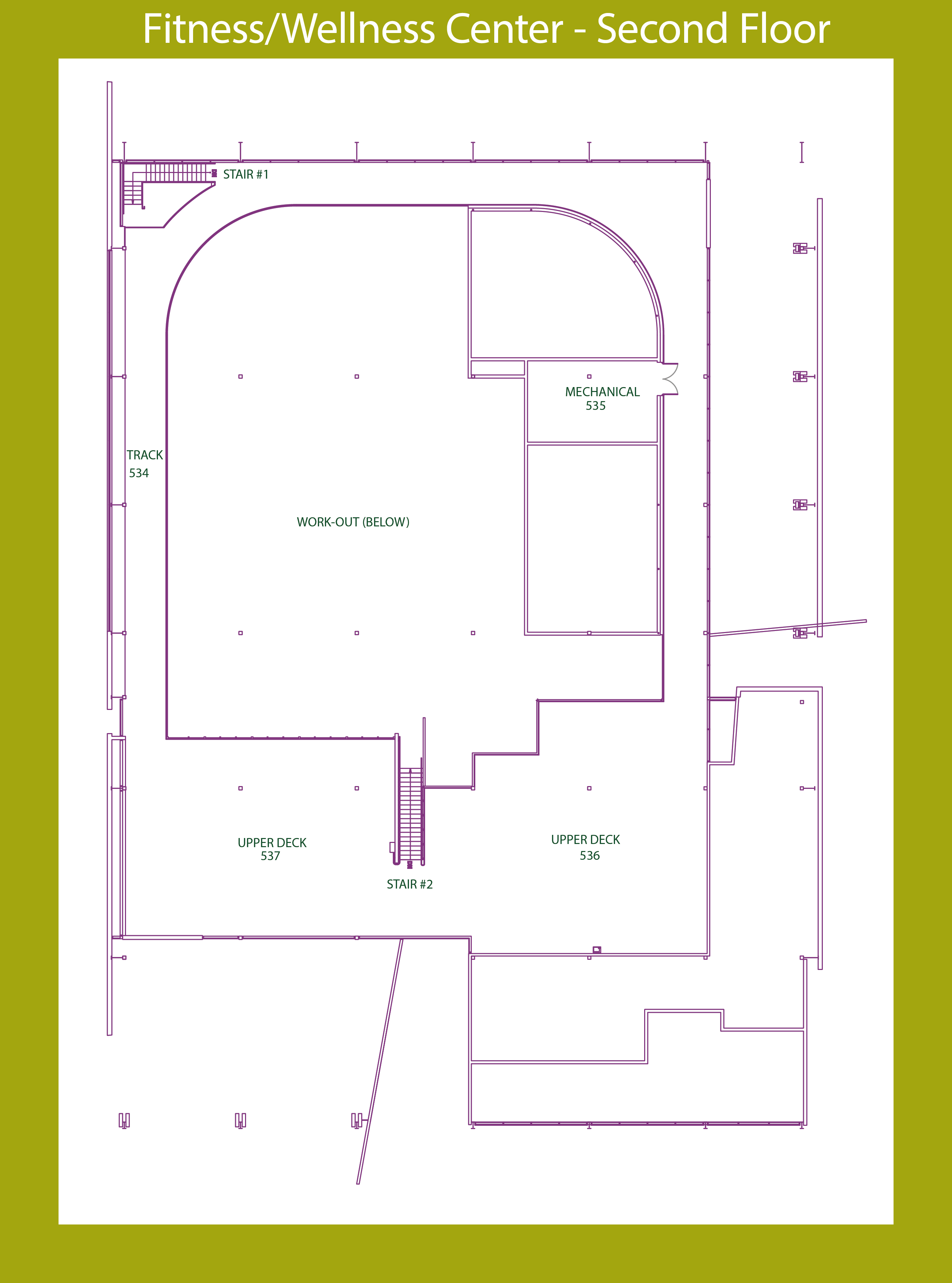 FWC floor plan - second floor
