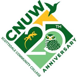 CNUW 25th Anniversary logo