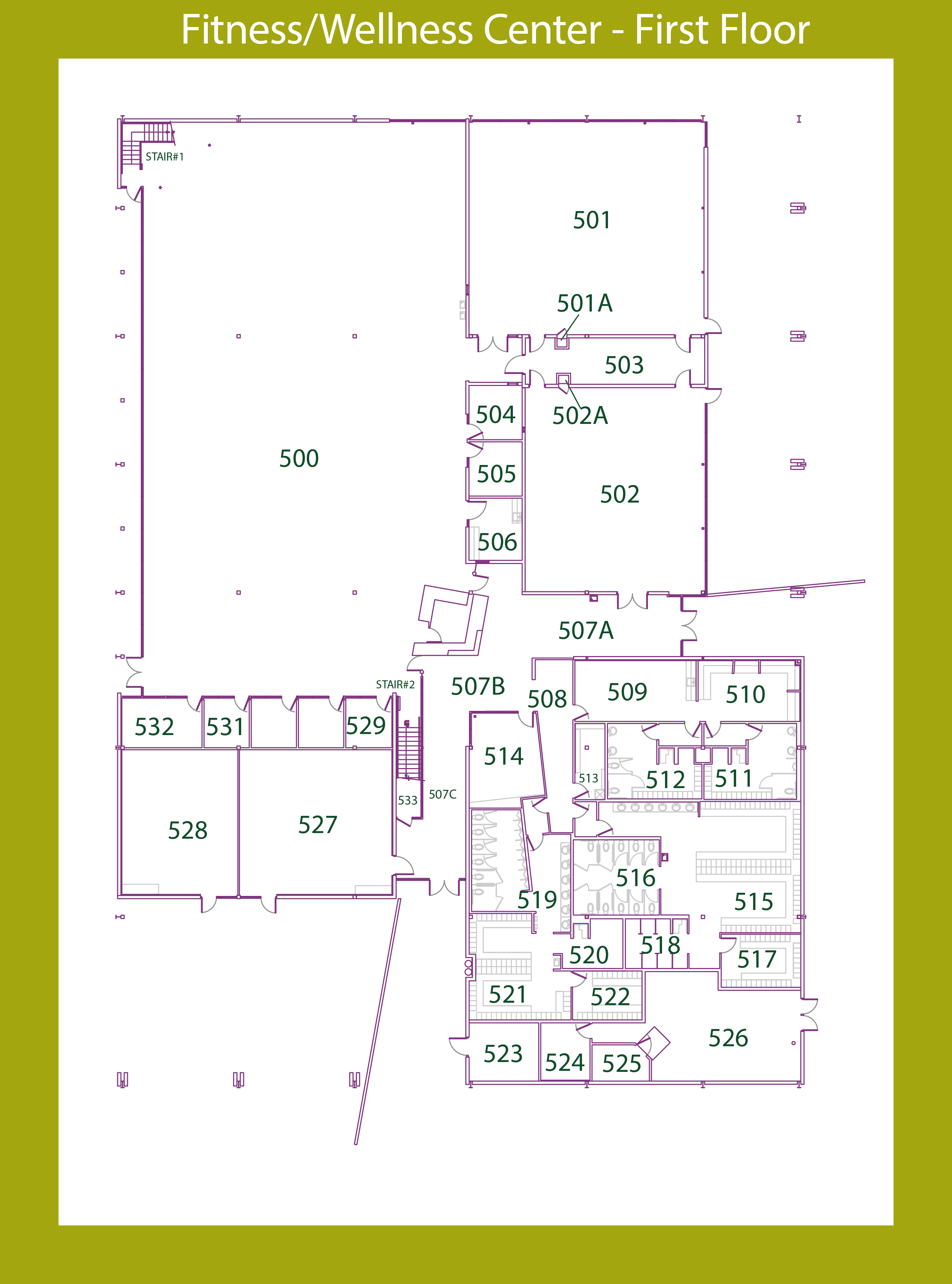 FWC floor plan - first floor