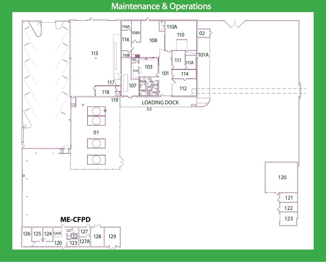 Maintenance and Operations Floorplan