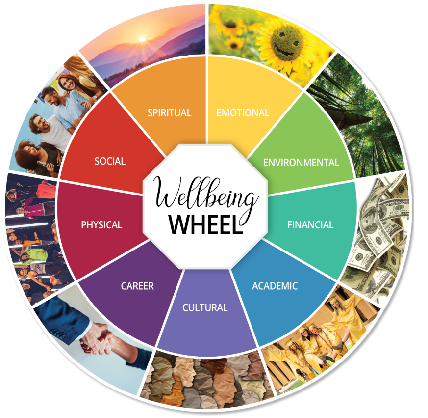 Wellbeing Wheel - 9 Dimensions of Wellness
