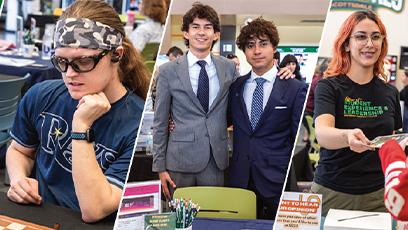 student club fair montage 