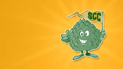 Scottsdale Community College mascot Artie the Artichoke