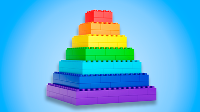 stack of building blocks