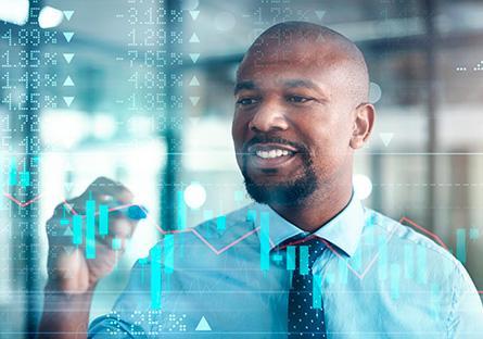 person in finance industry