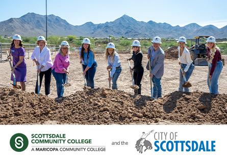 Scottsdale Community College and City of Scottsdale collaborate on the groundbreaking