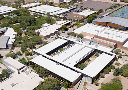 aerial view of Scottsdale Community College campus