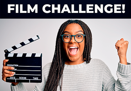 happy film student - two hour film challenge
