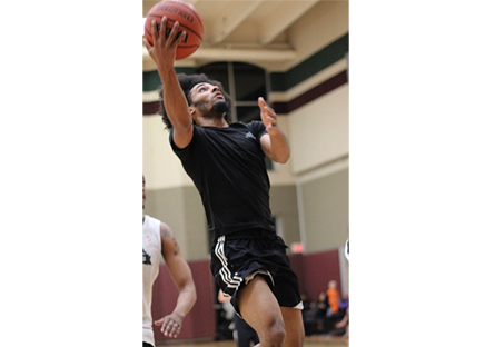 Madison playing basketball