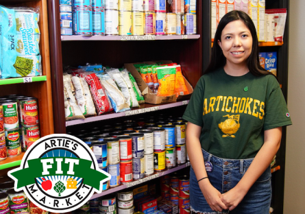 student at Artie’s Fit Market: SCC’s Food Pantry