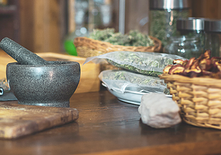 cannabis shop showing front counter