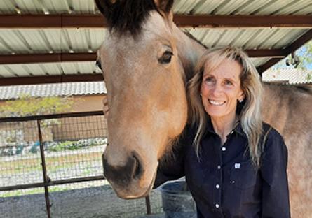 Jay Clements with horse