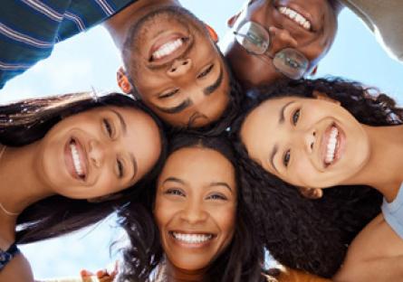 smiling students
