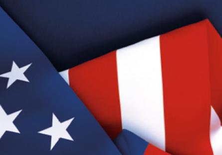 PORTION OF FOLDED FLAG
