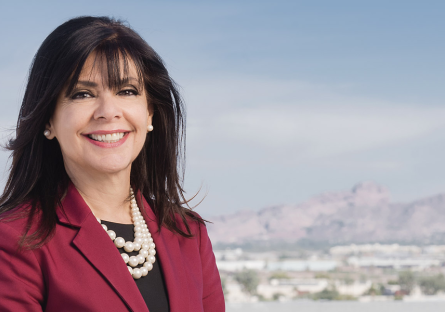 A headshot of Dr. Maria Harper-Marinick smiling.