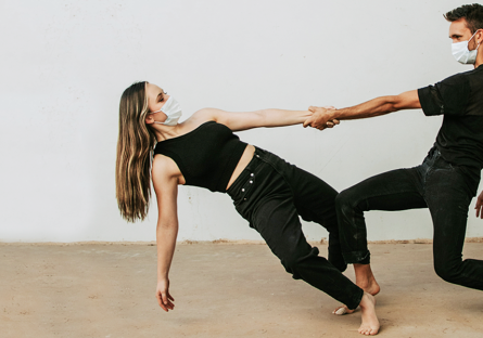 two dancers