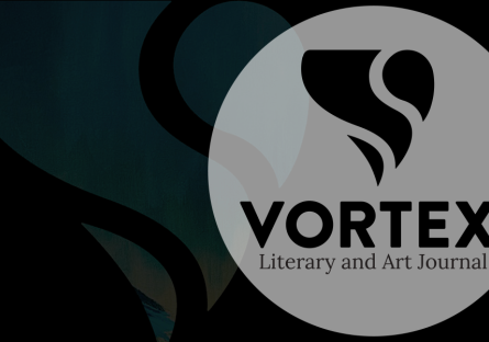Vortex Literary and Art Journal logo with abstract icon