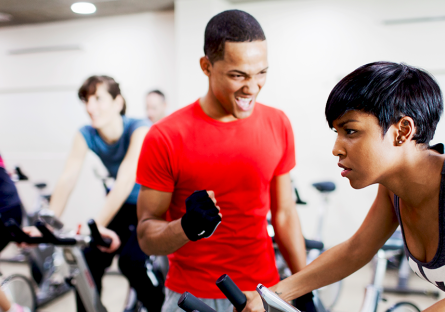 people working out