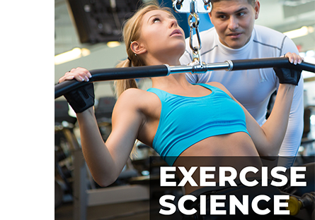 exercise science female working out