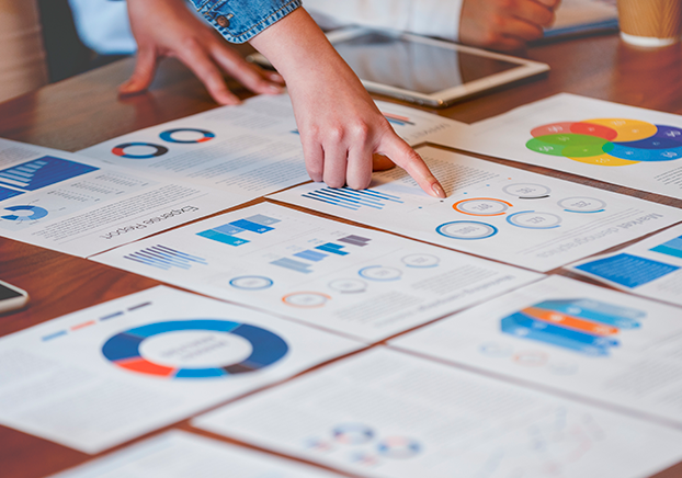 spreadsheets and charts