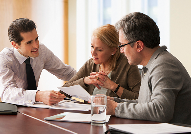 business people working together