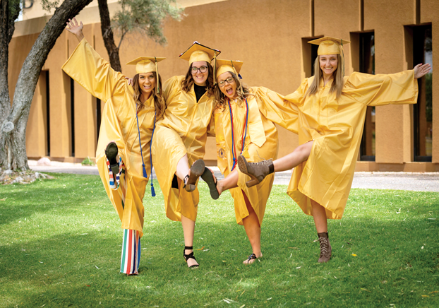 scc graduates doing the happy dance