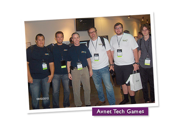 students participating in Avnet Tech Games